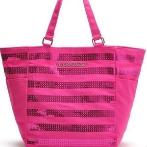 Victoria Secret sequin pink bag